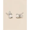 Signature Diamond Collection YLVA LI Diamond Pearl Stud Örhängen – Silver 8712