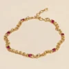Halsband YLVA LI Embla Avantgarde Ruby – Guld