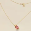 Halsband YLVA LI Embla Ruby – Guld