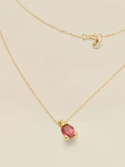 Halsband YLVA LI Embla Ruby – Guld