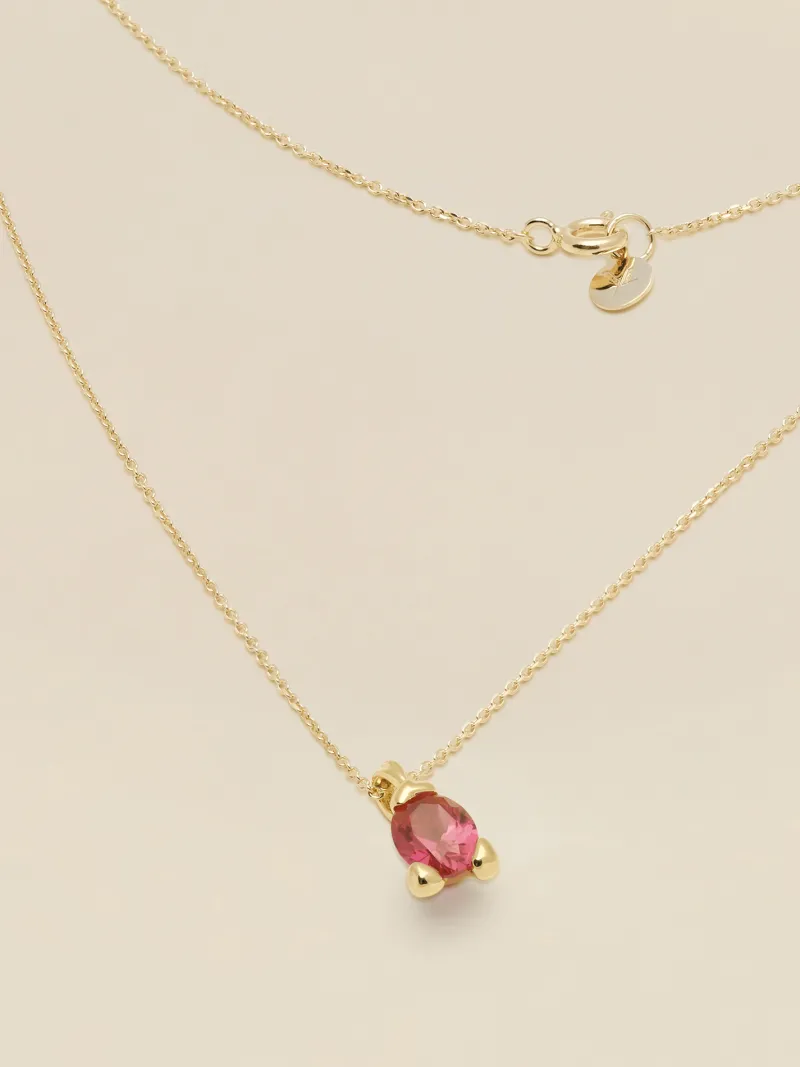 Halsband YLVA LI Embla Ruby – Guld