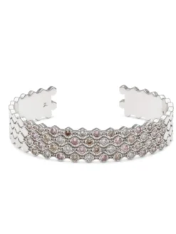 Armband YLVA LI Halo Pink Champagne Silver 5013