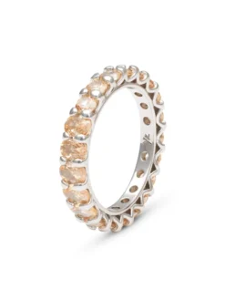 Ringar YLVA LI Julien Champagne Ring Silver 3023