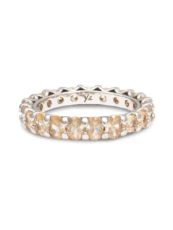 Ringar YLVA LI Julien Champagne Ring Silver 3023