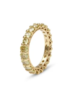 Ringar YLVA LI Julien Peridot Ring Guld 3022