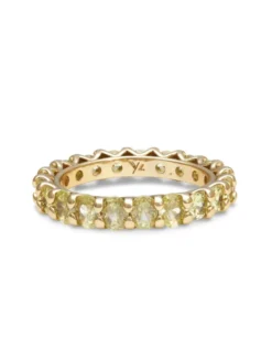 Ringar YLVA LI Julien Peridot Ring Guld 3022