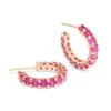 Örhängen YLVA LI Julien Pink Ruby Guld 6091