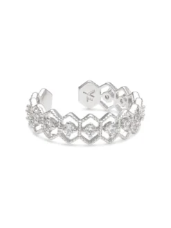 Ringar YLVA LI Mademoiselle Ring Crystal Silver 3081