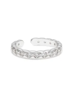 Ringar YLVA LI Mademoiselle Ring Crystal Silver 3072