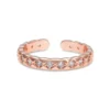 Ringar YLVA LI Mademoiselle Ring Crystal Rosé 3073