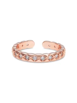 Ringar YLVA LI Mademoiselle Ring Crystal Rosé 3073