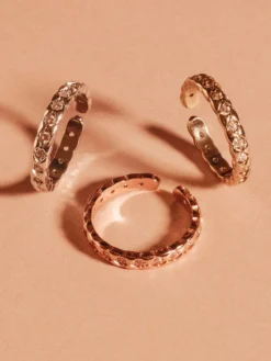 Ringar YLVA LI Mademoiselle Ring Crystal Rosé 3073