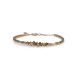 Armband YLVA LI Meadow Guld Peridot 5051