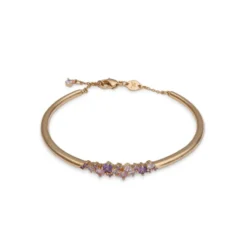 Armband YLVA LI Meadow Guld Pink Amethyst 5052