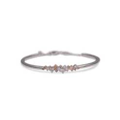 Armband YLVA LI Meadow Silver Champagne 5053
