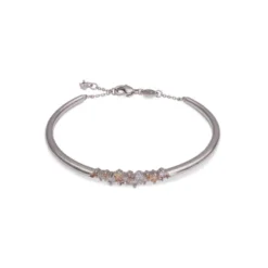 Armband YLVA LI Meadow Silver Champagne 5053