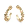 Örhängen YLVA LI Meadow Avantgarde Peridot Guld 6011