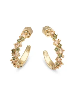 Örhängen YLVA LI Meadow Avantgarde Peridot Guld 6011