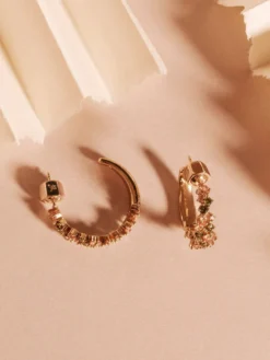 Örhängen YLVA LI Meadow Avantgarde Peridot Guld 6011