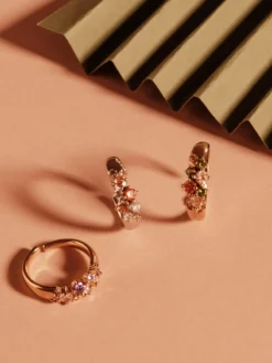 Ringar YLVA LI Meadow Ring Peridot – Guld