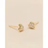 Signature Diamond Collection YLVA LI Pave Heart Diamond Örhängen – Gold 8651