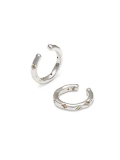 Örhängen YLVA LI Petite Bertha Cuff Light Champagne Silver 6042