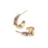 Örhängen YLVA LI Petite Meadow Pink Amethyst Guld 6002