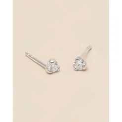 Örhängen YLVA LI Signature Stud Diamond 2,9mm – Silver 8624