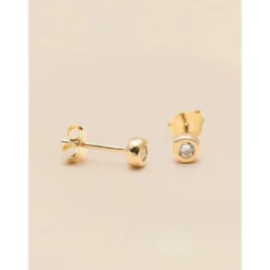 Signature Diamond Collection YLVA LI Stud Diamond Örhängen – Gold 8661