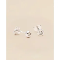 Signature Diamond Collection YLVA LI Stud Diamond Örhängen – Silver 8662
