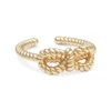 Ringar YLVA LI Yves Bow Ring Guld 3042