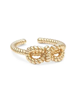 Ringar YLVA LI Yves Bow Ring Guld 3042