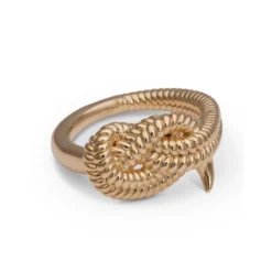 Ringar YLVA LI Yves Knot Ring Guld 3091