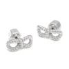 YLVA LI Yves Stud Örhängen Silver 6101